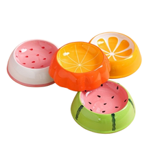 Charger l'image dans la galerie, Gamelle en Céramique pour Chat – Design Fruité, Anti-basculement et Facile à nettoyer - Pawpae