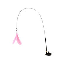 Charger l&#39;image dans la galerie, Jouet Plume pour Chat avec Clochette et ventouse forte
